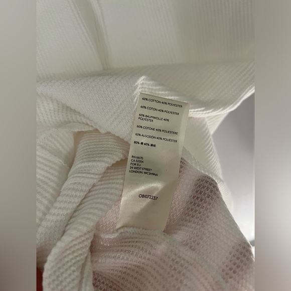 Free People Bright Side Thermal Top Snow Size Small - Picture 15 of 16